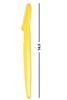 Be Luxury Precision Eyebrow Razor, 5-in-1 Multi-Use, Pack of 3, Pink Blue Yellow view 2
