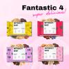 MONKEY BAR - FANTASTIC 4 Energy Bars | Pack of16, 40g each, Just 4-6 Plant-Based Ingredients, Healthy & Clean Protein Snack, Zero Added Sugar, Dairy Free, No Artificial Sweeteners, Vegan view 2