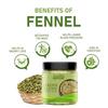 Arshika Green Fennel Seeds (Saunf)  Natural Digestive & Mouth Freshener | Post-Meal Mukhwas (400gm) view 3