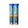 Fast&Up Reload (10 Litres) Low Sugar energy drink for Instant Hydration - 20 Effervescent Tablets with all 5 Essential Electrolytes + Added Vitamins - Certified Electrolytes Drink - Orange flavour, Pack of 2 view 1
