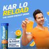 Fast&Up Reload (10 Litres) Low Sugar energy drink for Instant Hydration - 20 Effervescent Tablets with all 5 Essential Electrolytes + Added Vitamins - Certified Electrolytes Drink - Orange flavour, Pack of 2 view 2
