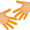 Anti-Static ESD Latex Finger Cots, Reusable Rubber Fingertips Protective Finger Gloves (ORANGE, PACK OF 288) view 1