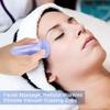 4beauty Therapy Facial Cupping Set Silicone Suction Massage Cups Acupuncute Manual Therapy Face Massger, Transparent, Set of 2 view 4