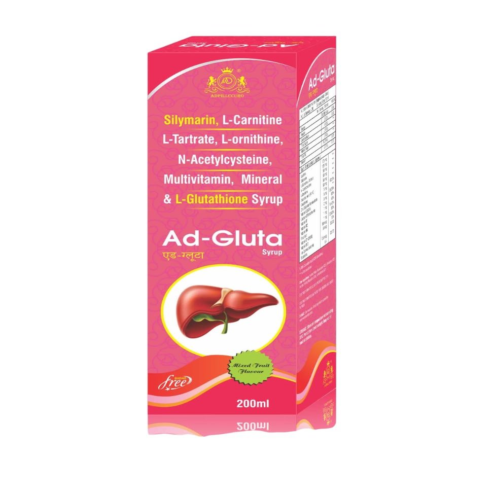 Advitapen AD-GLUTA Syrup | 200ml | Liquid Supplement | Easy-to-Consume Tonic