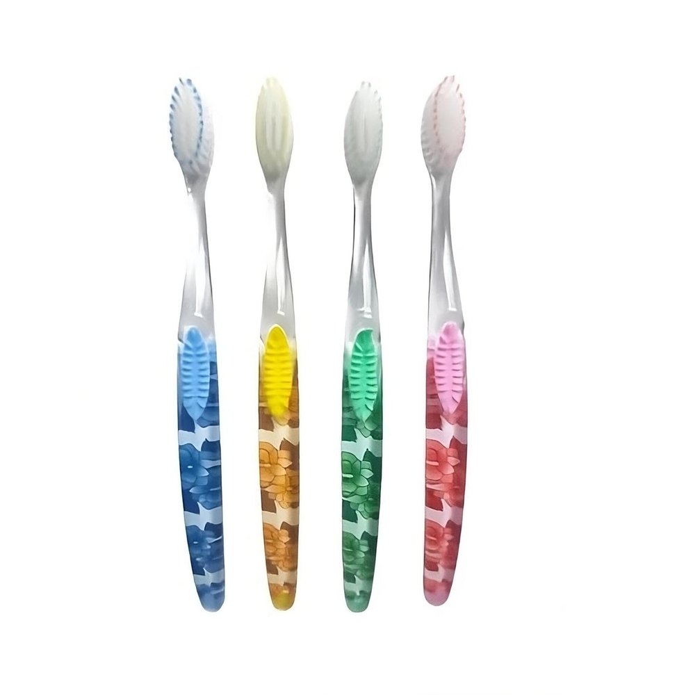 Amazing Wish Ultra Soft Bristles Manual Toothbrush for Cleaning Teeth for Adults for Enamel Care Multicolor (Pack of 1)