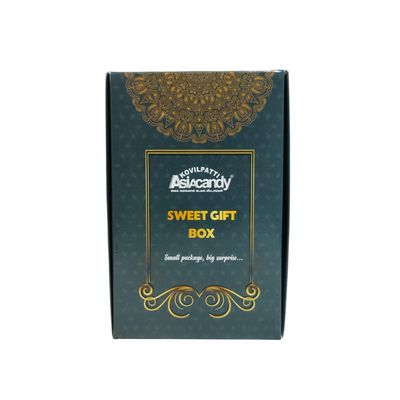 Kovilpatti Asiacandy Sweet Gift Box | Assorted Peanut Candies | Masala Corn, Sweet Corn, Moong Dal, Samba Aval & More | 100% Jaggery | Healthy Traditional Snack Hamper