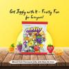 Cocon Jelly  Mixed Fruit Flavour with Nata de Coco, Soft Chewy Candy, 300g (Malaysia) view 4