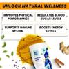 4UWell Immuno Gold 100g | Turmeric Extract with Curcuma Longa & Ginger | Immune Health, Antioxidant Support, Joint Care & Daily Wellness Herbal Drink Mix view 4
