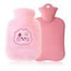 AARSH Durable Hot Water Bag 1000ml | Portable Cartoon Cute Hot Water Bag with Soft Cover | Ideal for Period Cramps,legs,shoulders Cute Cartoon Hot Cold Pack | Durable Hand Warmer Winter Warm, PINK view 1