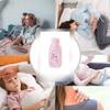 AARSH Durable Hot Water Bag 1000ml | Portable Cartoon Cute Hot Water Bag with Soft Cover | Ideal for Period Cramps,legs,shoulders Cute Cartoon Hot Cold Pack | Durable Hand Warmer Winter Warm, PINK view 3