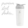 AGIS Premium Steel Gym Shaker Bottles for Protein Shake, Gym Bottles for Men & womens Protein Shaker Bottle for Gym Shaker Bottles for Gym Bottle Shaker Steel Shaker Bottle (WHITE) 700 ML view 1
