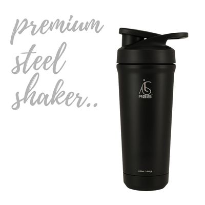 AGIS permium steel Gym Shaker Bottle 700ml, Bottles For Protein Shake 100% Leakproof Guarantee Protein Shaker/Sipper, Ideal For Protein, Pre Workout And & Water BPA Free