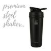 AGIS permium steel Gym Shaker Bottle 700ml, Bottles For Protein Shake 100% Leakproof Guarantee Protein Shaker/Sipper, Ideal For Protein, Pre Workout And & Water BPA Free view 1