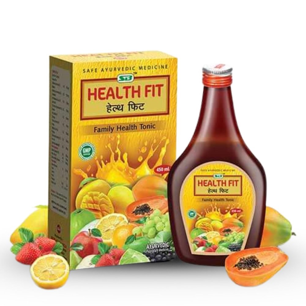 AyurHUB Ayurvedic Health Fit Family Tonic | Enhances overall Health & well-being | 450 ml | Pack Of 1