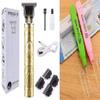 All Season New Look Trimmer Men Professional Cordless Hair Clipper Dragon Style,Rechargeable Trimmer For Beard,Hairs,Moustache & Face,Electric T Blade Zero Gapped Shaving Machine Men's Grooming Kit (plastic),Gold With 2-Pcs Earpick view 1