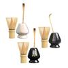 ATORSE 3X Traditional Matcha Set with Tea Spoon for Japanese Matcha Preparation White view 4
