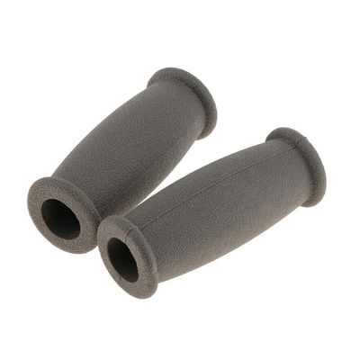 MERISHOPP Soft Rubber Crutch Hand Grip Cover Crutches Handle Replacement Covers Gray