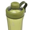 AGIS Military Shaker Bottle 800ml | Leakproof Transparent Gym Protein Shaker with Steel Blender Spring & Screw Cap | BPA-Free (Green) view 2