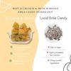 J J crunch N munch Honey Amla Candy Purely Honey Processed Sugar-free Dry Amla Candy Best For Eyes, Hairs Low-Calorie Dry Fruit Snack And 100% Natural Sweetened Snack 300gram (Pack Of 4) view 4