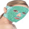 Reusable Hot & Cold Gel Bead Face Mask  Ice Pack for Puffy Eyes, Dark Circles, Sleep Aid, Facial Spa & Skincare Therapy for Women (Green) view 2