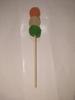 Tricolour Jelly Lollipops. Rs.5 each. Pack of 2. Each jar 50+4 pieces view 2