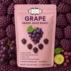 Confect Grape Juice Burst Fruit Gummies  Vegan & Gluten-Free  6 Packs, 10.56 oz Total  No Corn Syrup, Grape Shape- 300 Gms view 1