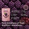 Confect Grape Juice Burst Fruit Gummies  Vegan & Gluten-Free  6 Packs, 10.56 oz Total  No Corn Syrup, Grape Shape- 300 Gms view 3