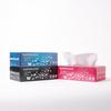 Dab N Klean 2 Ply Facial Tissue Box | Ultra-Soft, Absorbent | 100% Natural Virgin Pulp | Disposable Tissues for Home, Office, Car | 100 Pulls/200 Sheets/Box (Multicolor, 3 Boxes, 600 Sheets) view 2