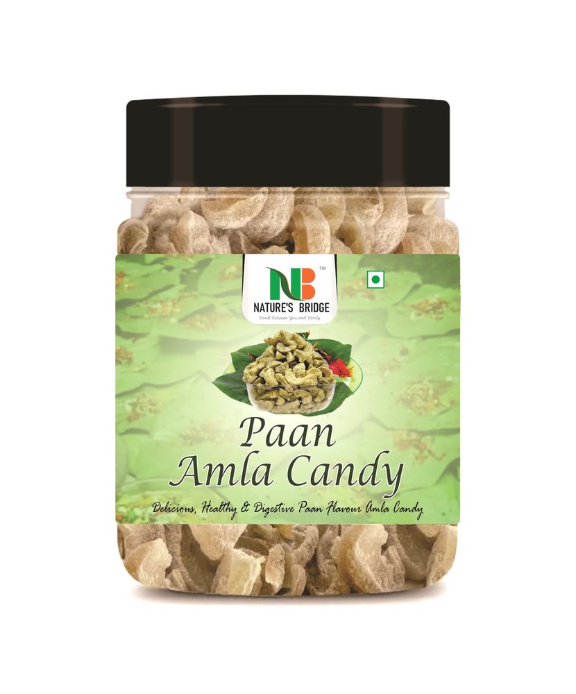 Nature's Bridge Paan Amla Candy 200gm | Rich In Dietary Fibres & Vitamin C | Paan Flavour Amla Candy (Indian Gooseberry)