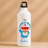 Half Engineer Cute Doraemon Theme MDF Rakhi with Delicious Chocolate and Custom 750ml Aluminium Water Bottle  Unique Raksha Bandhan Gift for Kids, Brothers, and Superhero Fans view 2