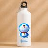 Half Engineer Cute Doraemon MDF Rakhi with Delicious Chocolate and Custom 750ml Aluminium Water Bottle  Unique Raksha Bandhan Gift for Kids, Brothers, and Superhero Fans view 2