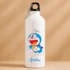 Half Engineer Magical Doraemon MDF Rakhi with Delicious Chocolate and Custom 750ml Aluminium Water Bottle  Unique Raksha Bandhan Gift for Kids, Brothers, and Superhero Fans view 2