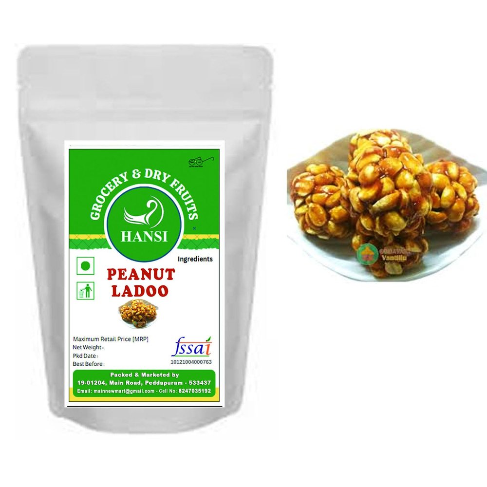 Hansi Peanut Laddu with Jaggery, Traditional Indian Sweet 250 g