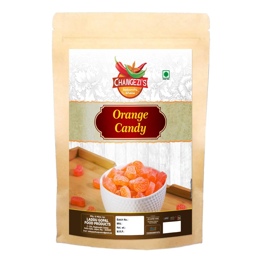 Changezi's Bawarchi Khana Diwali Sale Orange Candy | Narangee Sweet Toffee | Narangee Candy | Narangee Toffee | SantraToffee-150g*1Pkt Great Indian Festival