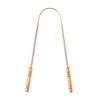 Fibres India Copper Tongue Cleaner | Kids & Adults with Ergonomic Handle - Effectively Combats Bad Breath | Enhances Oral Hygiene | Natural Copper Tongue Scraper for Improved Oral Health | Fresher Breath | Gentle Tongue Cleaning (Basic Copper, Pack o view 1