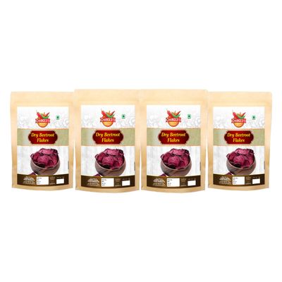 Changezi's Bawarchi Khana Diwali Sale dried Beetroot/Dry Beetroot Flakes/Dried Beetroot | Beetroot Flakes-150g*4Pkt Great Indian Festival