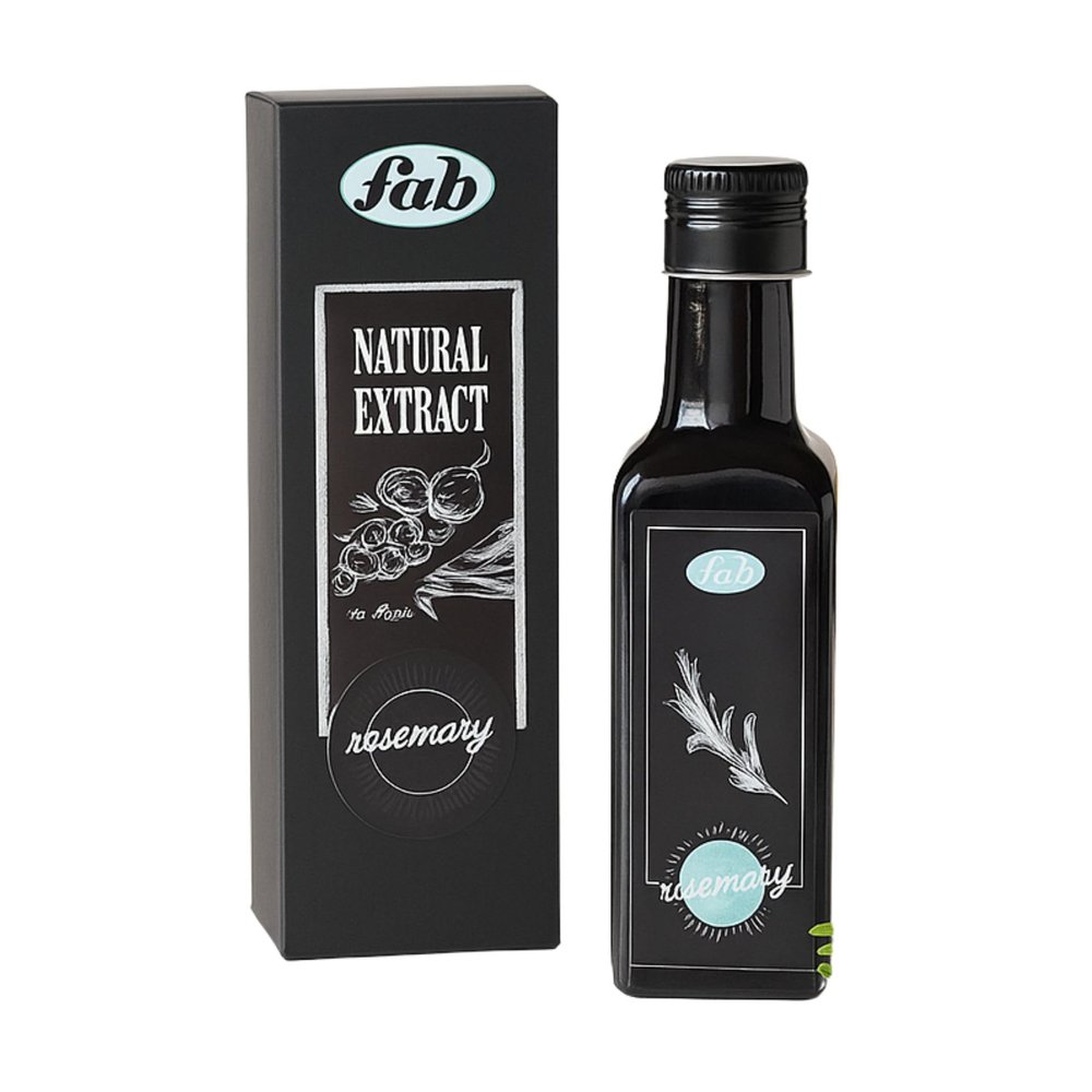 Fab Natural Extract Premium Flavoring for Baking, Ice Cream, Cookies, Pudding, Brownies, Desserts & More | Perfect for Home, Restaurants, Birthdays, Parties (50 ml, Rosemary)