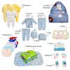 Infantbond Baby Semiwinter and Monsoon Use Hospital Essential Combo for New Born | Gift Pack | Baby Products | Maternity Essentials | Bedding Set (66 Items)(0-6 Months) (66 in 1 Bluemoon) view 3