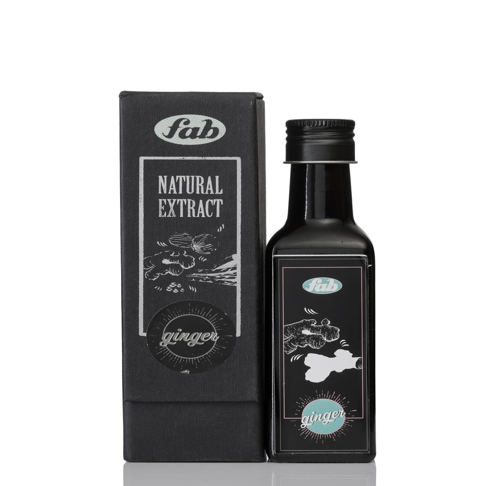 Fab Natural Extract Premium Flavoring for Baking, Ice Cream, Cookies, Pudding, Brownies, Desserts & More | Perfect for Home, Restaurants, Birthdays, Parties (100 ml, Ginger)