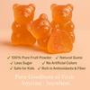 Confect Peachy Sour Swirl Fruit Gummies  Vegan Candy  6 Packs x 1.76 oz  Gluten-Free, No Corn Syrup, Teddy Bear Shape view 3