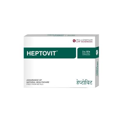 Heptovit Softgel Capsules | Supports & Strengthens Natural Liver Detox | 60 Capsules