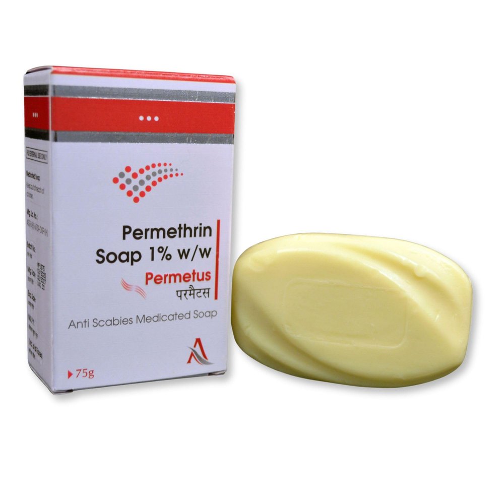 Admetus Pharma Permetus Soap Anti Scabies Medicated Soap | Anti Itching Soap Bar | All Types of Skin | For Men & Women - 75g