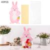 BNF Easter Rabbit Lollipop s with Pink Greeting Cards for Candy Snack Cookies|Home & Garden | Greeting Cards & Party Supply |Party Decorations|40 Transparent view 4