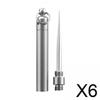 CALANDIS 6xStainless Steel Tootick Waterproof Reusable for Outdoor Travel Grey J17 | Dental Floss & Flossers | Oral Care view 2