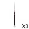 CALANDIS 3xTelescopic Tootick Reusable Oral Cleaning for Traveling Hiking Backpacking Black | Dental Floss & Flossers | Oral Care view 2