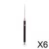 CALANDIS 6xTelescopic Tootick Reusable Oral Cleaning for Traveling Hiking Backpacking Black | Dental Floss & Flossers | Oral Care view 2