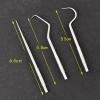 CALANDIS 2xStainless Steel Tootick Kit with Waterproof Holder for Daily Use Traveling | Dental Floss & Flossers | Oral Care view 3