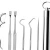 CALANDIS 2xStainless Steel Tootick Kit with Waterproof Holder for Daily Use Traveling | Dental Floss & Flossers | Oral Care view 4