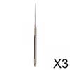 CALANDIS 3xTelescopic Tootick Reusable Oral Cleaning for Traveling Hiking Backpacking Silver | Dental Floss & Flossers | Oral Care view 2