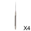 CALANDIS 4xTelescopic Tootick Reusable Oral Cleaning for Traveling Hiking Backpacking Silver | Dental Floss & Flossers | Oral Care view 2